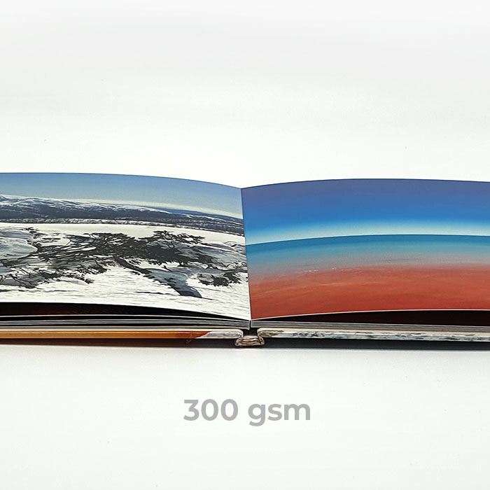 lay flat 300 gsm silk paper