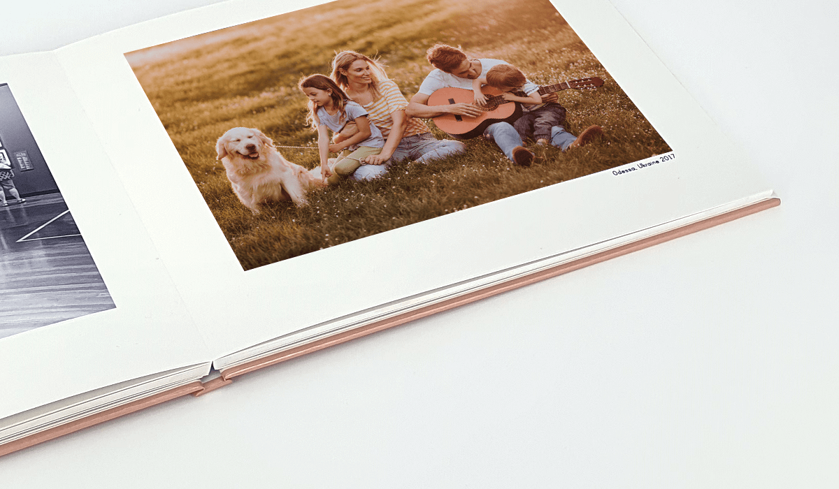 lay flat photo book
